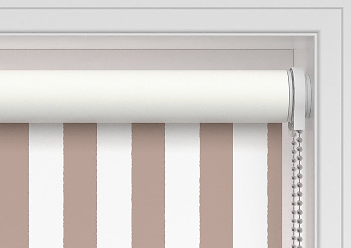 Dartmouth Stripe (Blackout), Biscuit - Twist&Fit Roller Blind - Image 10